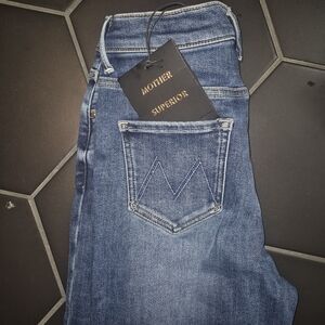 MOTHER Superior High Rise Denim Jeans